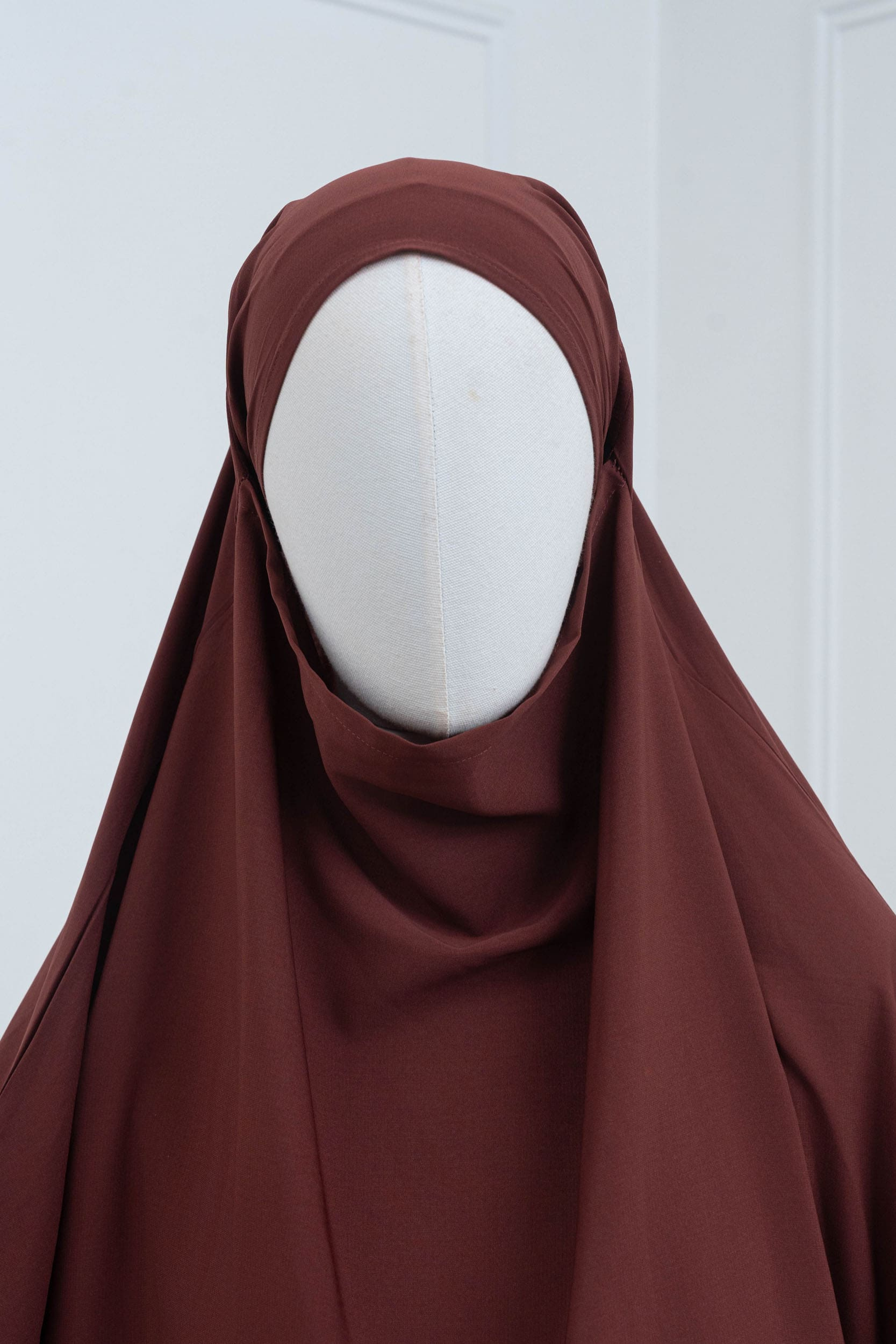 jilbab deux pièces rouille hijab