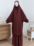 Jilbab 2 pièces - Bordeaux rouille