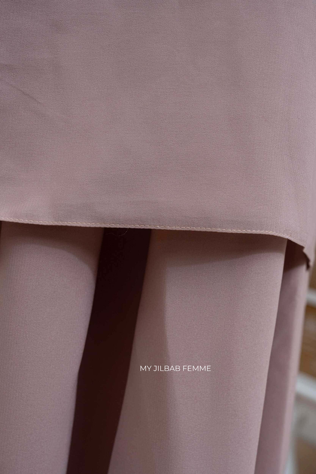 Jilbab 2 pièces - Taupe clair