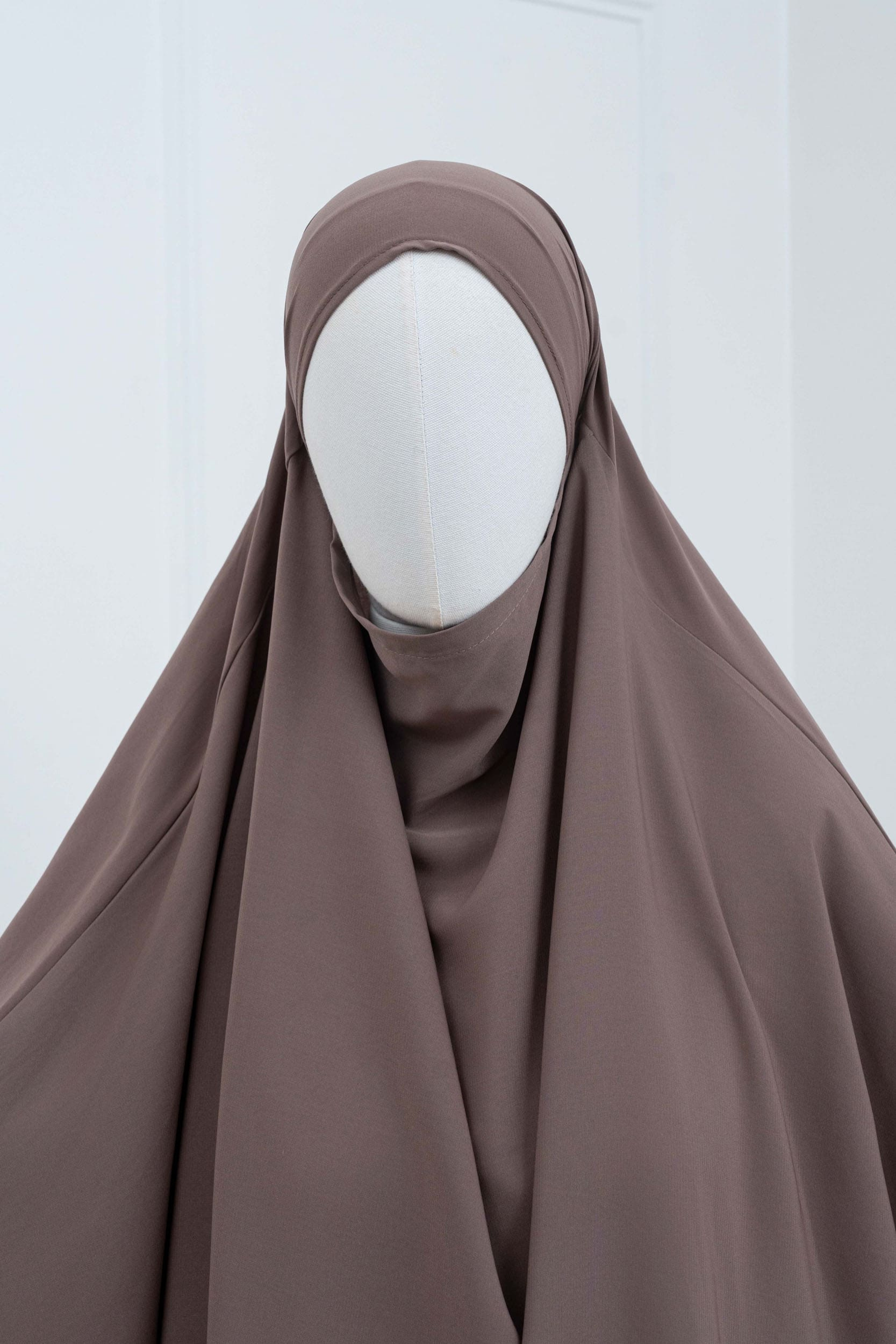 jilbab deux pièces taupe hijab