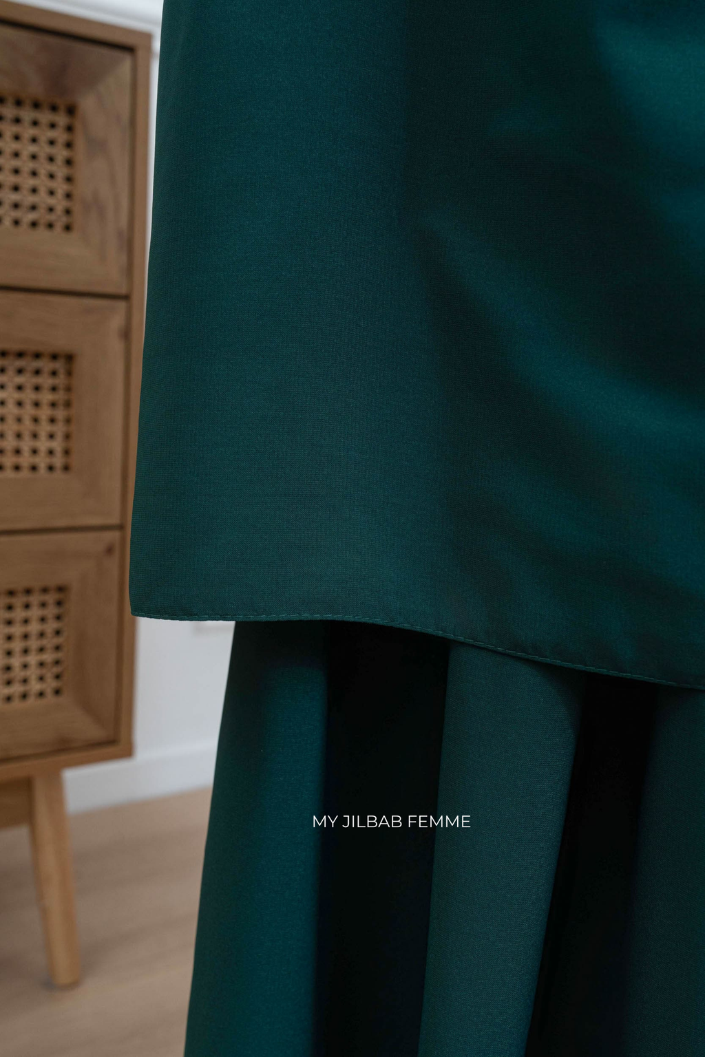 Jilbab 2 pièces - Vert forêt