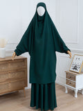 Jilbab 2 pièces - Vert forêt
