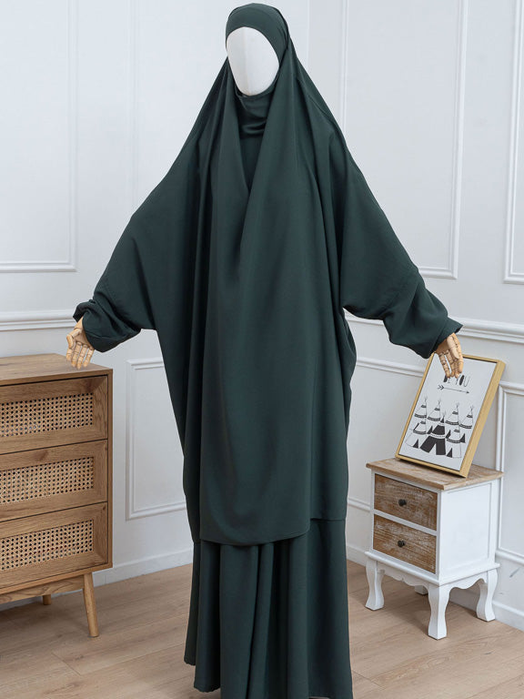 Jilbab 2 pièces - Vert kaki