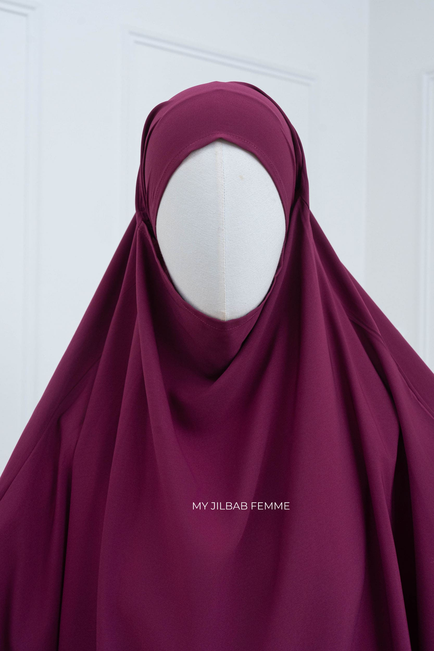 Jilbab 2 pièces - Rose fuchsia