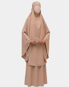 Ensemble de Prière Compact Jilbab — Camel