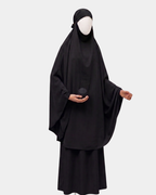 Ensemble de Prière Compact Jilbab — Noir