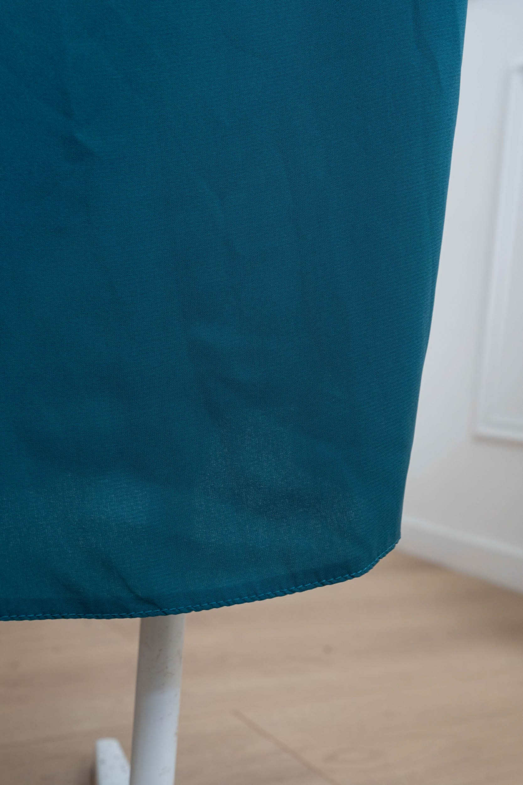 jilbab 1 pièce bleu canard jupe