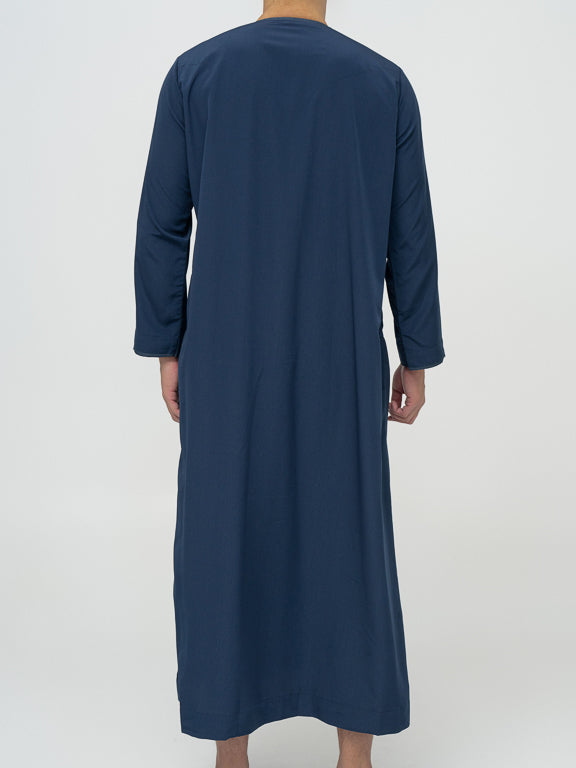 Qamis Dubaï premium - Bleu marine
