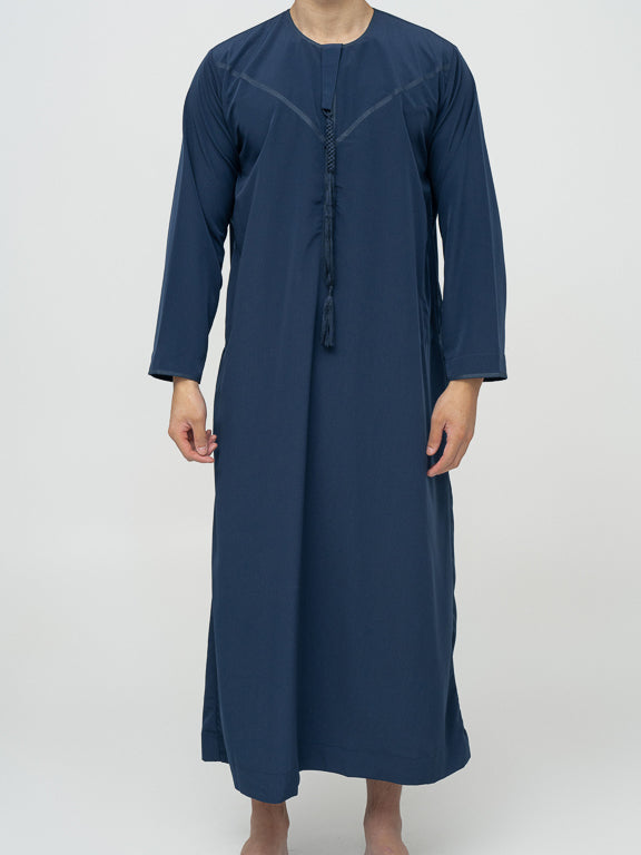 Qamis Dubaï premium - Bleu marine