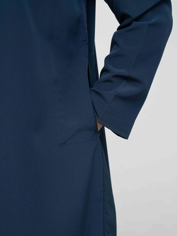 Qamis Dubaï premium - Bleu marine