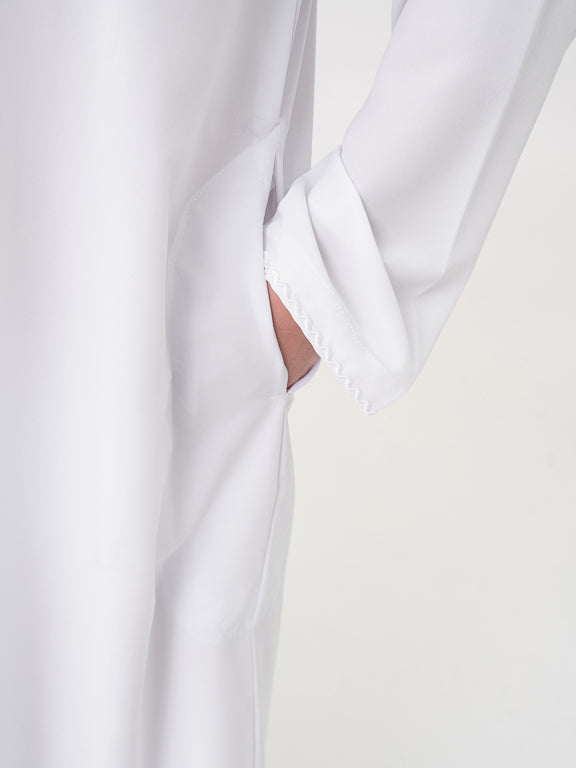 Qamis Emirati premium - Blanc