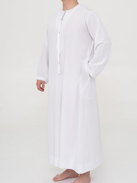 Qamis Emirati premium - Blanc