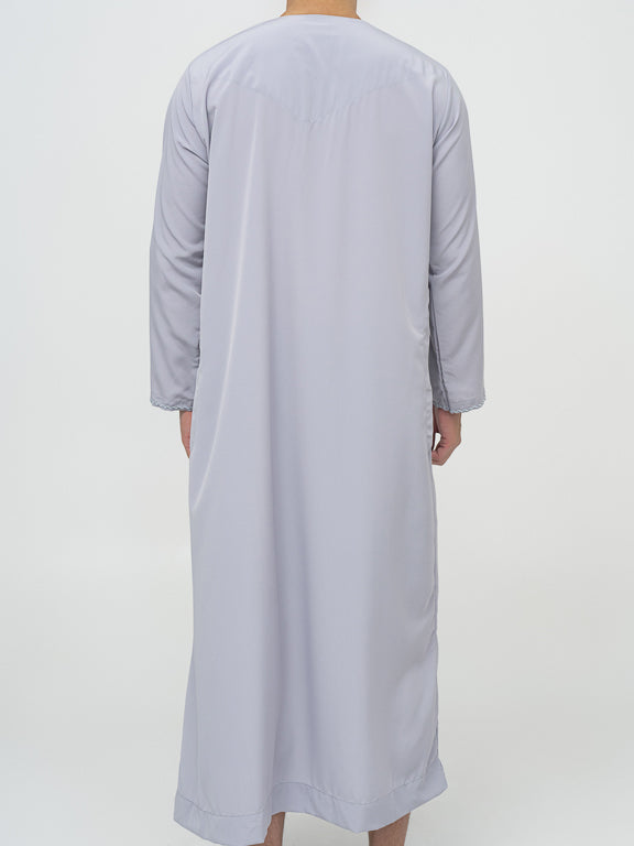 Qamis Emirati premium - Gris