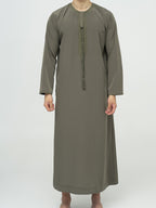 Qamis Emirati premium - Kaki