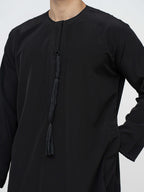 Qamis Emirati premium - Noir