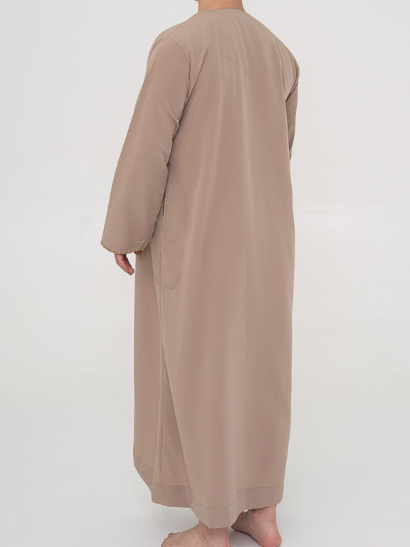 Qamis Emirati premium - Taupe