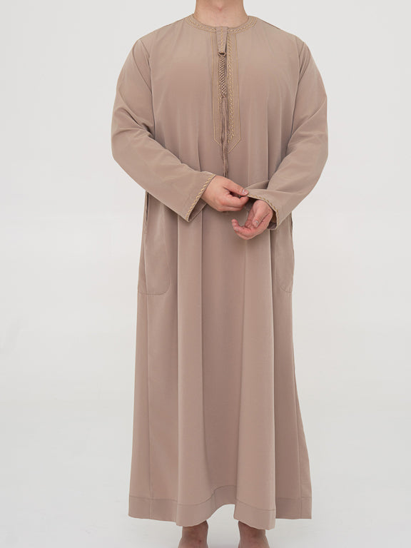 Qamis Emirati premium - Taupe