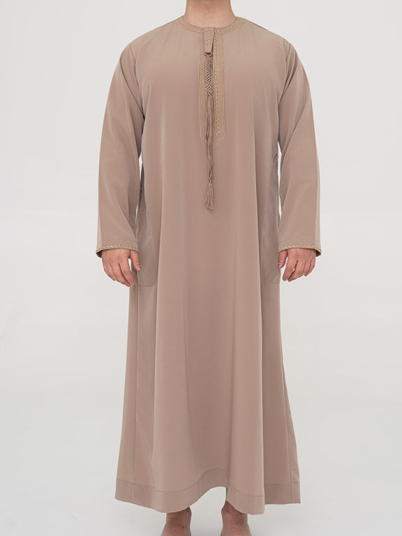 Qamis Emirati premium - Taupe