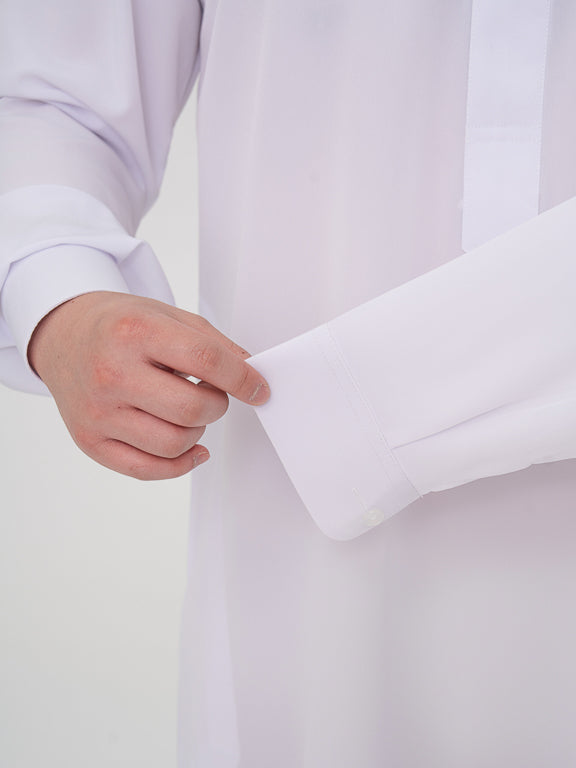 Qamis enfant Saoudien premium - Blanc