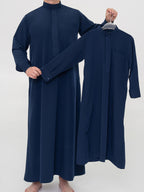 Qamis enfant Saoudien premium - Bleu marine