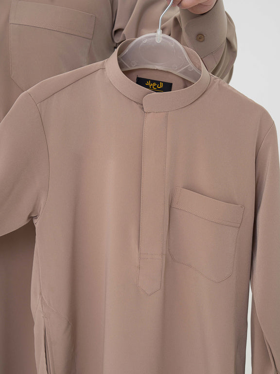 Qamis enfant Saoudien premium - Taupe
