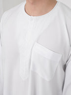 Qamis Marocain premium - Blanc