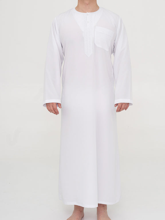 Qamis Marocain premium - Blanc