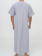 Qamis Marocain Manches Courtes premium - Gris