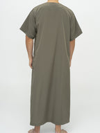 Qamis Marocain Manches Courtes premium - Kaki