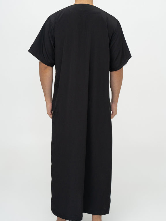 Qamis Marocain premium - Noir
