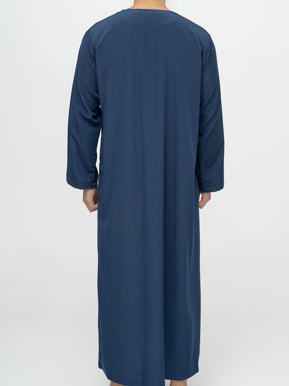 Qamis Marocain premium - Bleu marine