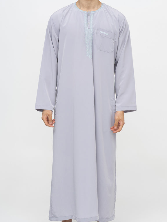 Qamis Marocain premium - Gris