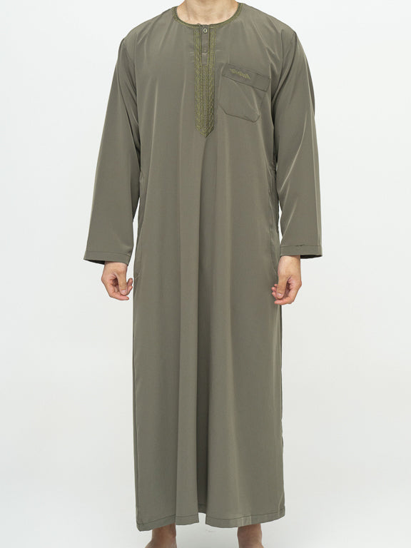 Qamis Marocain premium - Kaki