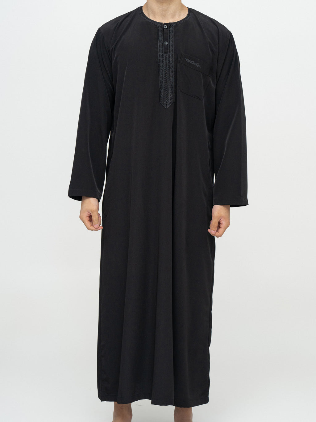 Qamis Marocain premium - Noir