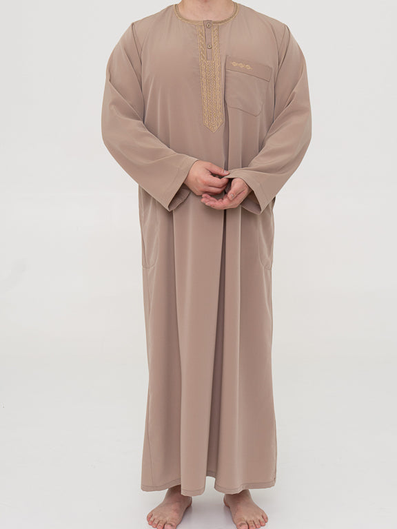Qamis Marocain premium - Taupe
