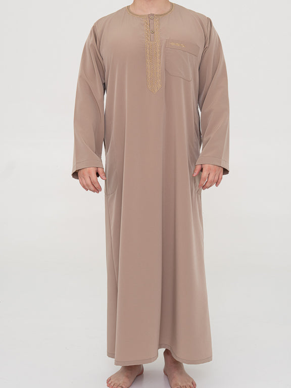 Qamis Marocain premium - Taupe