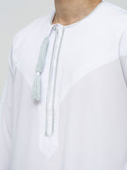 Qamis Omanais premium - Blanc
