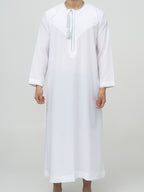 Qamis Omanais premium - Blanc