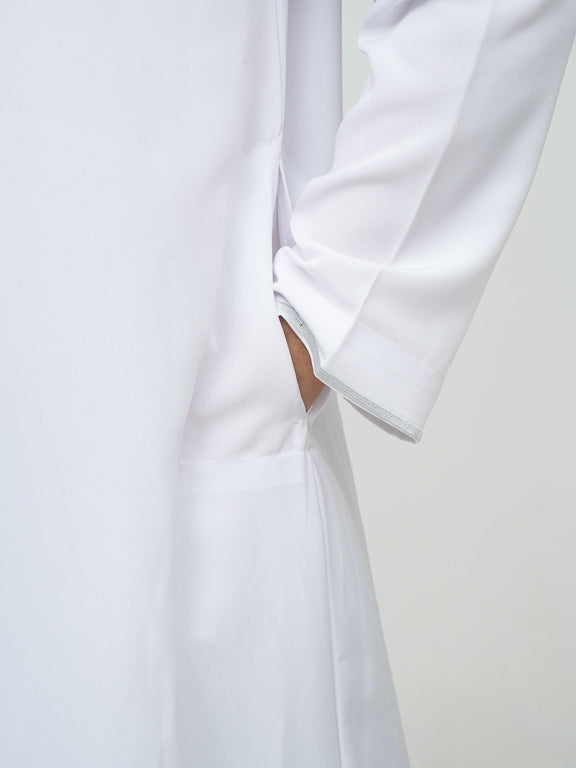 Qamis Omanais premium - Blanc