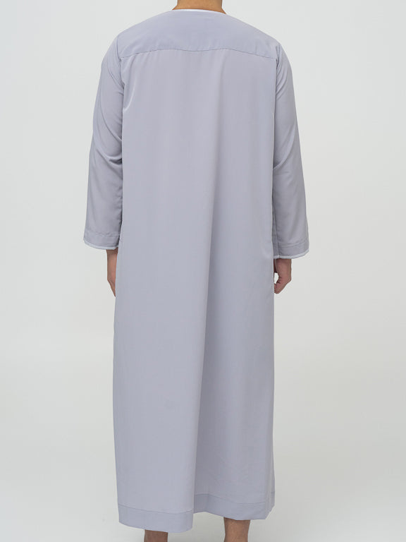 Qamis Omanais premium - Gris
