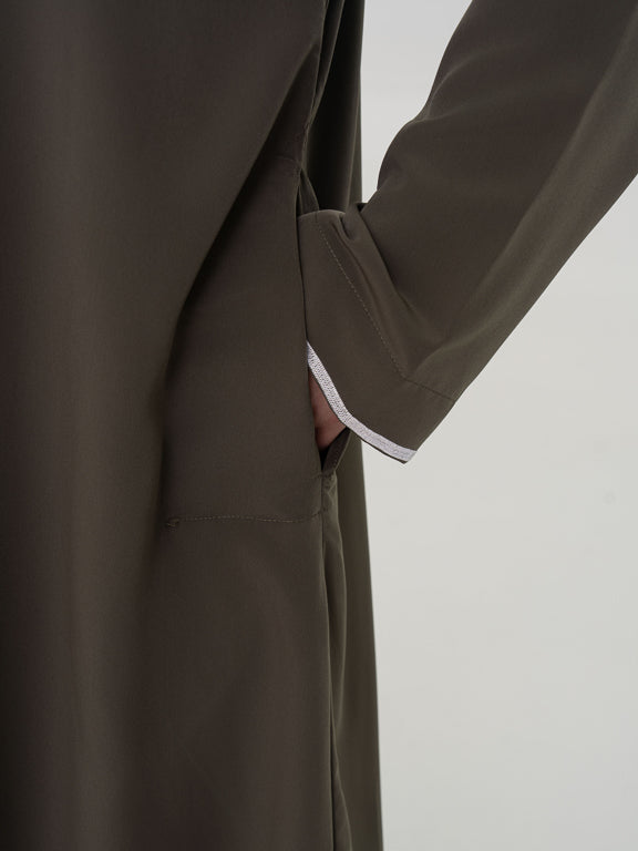 Qamis Omanais premium - Kaki