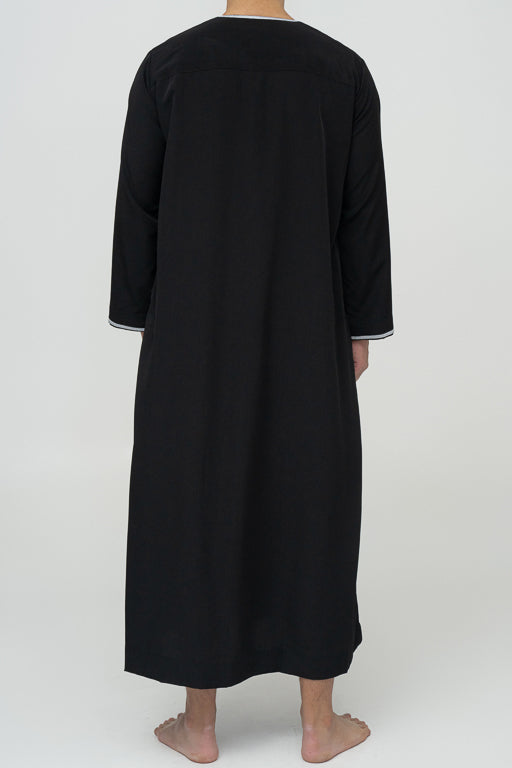 Qamis Omanais premium - Noir