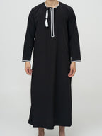 Qamis Omanais premium - Noir