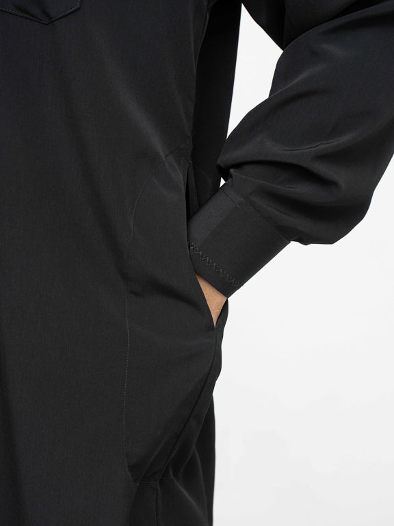 Ensemble Qamis Pakistanais Premium - Noir