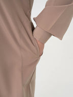 Ensemble Qamis Pakistanais Premium - Taupe