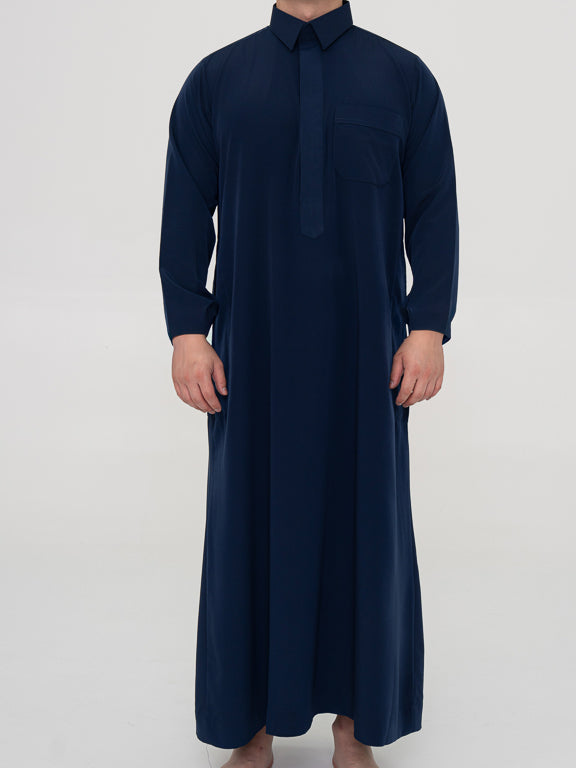 Qamis Qatari Premium - Bleu marine