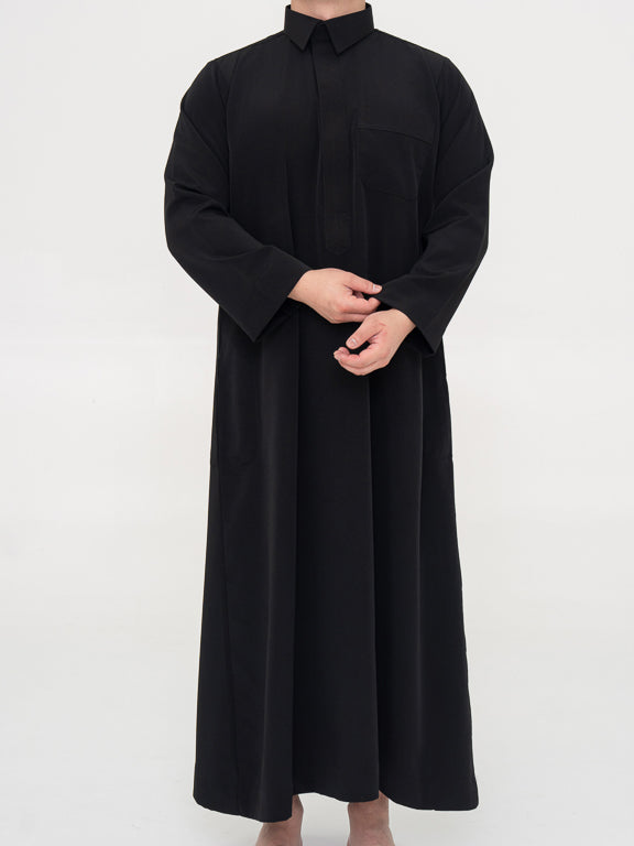 Qamis Qatari Premium - Noir