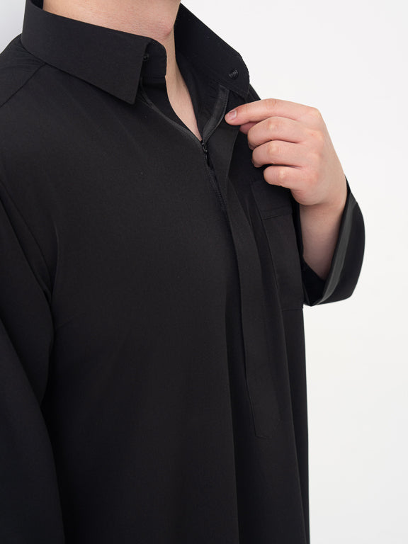 Qamis Qatari Premium - Noir
