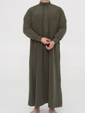 Qamis Saoudien Premium Manches rigides - Kaki