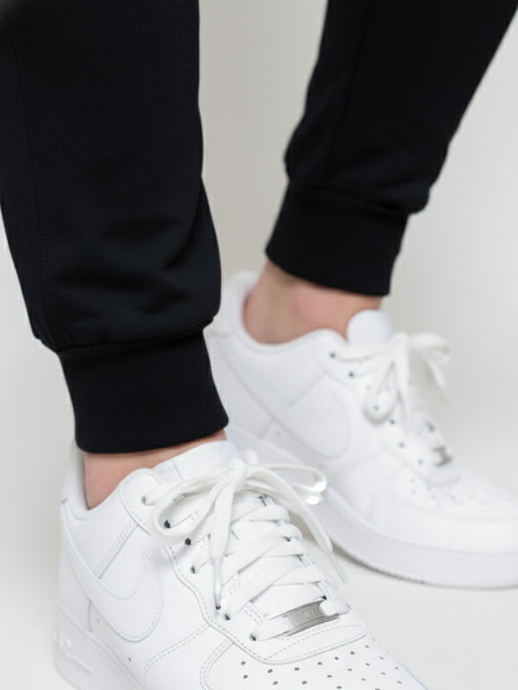 Sarouel jogging coton - Noir